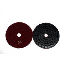 Load image into Gallery viewer, 100mm(4 inch) 6mm thickness diamond resin polishing pad for concrete Floor grinding and polishing