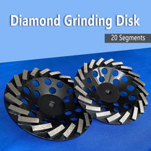 Load image into Gallery viewer, 7"Angle Grinder Diamond Grinding Disk for Concrete