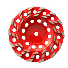 Load image into Gallery viewer, 7 Inch Z Shape Segments Diamond Grinding Cup Wheel
