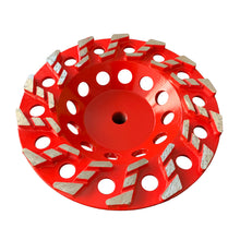 Load image into Gallery viewer, 7 Inch Z Shape Segments Diamond Grinding Cup Wheel
