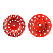 Load image into Gallery viewer, 7 Inch Z Shape Segments Diamond Grinding Cup Wheel