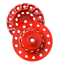 Load image into Gallery viewer, 7 Inch Z Shape Segments Diamond Grinding Cup Wheel