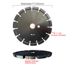 Load image into Gallery viewer, 7 Inch Diamond Grooving Disc Cutting Wheel