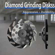 Load image into Gallery viewer, 7 Inch Diamond Grinding Wheel for Concrete----12 segments