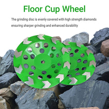 Load image into Gallery viewer, 7 inch Arrow Segment Cup Wheel Concrete Grinding Diamond Grinding Wheel