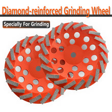 Load image into Gallery viewer, 7 inch Segmented Diamond Grinding Cup Wheel--20 Segments