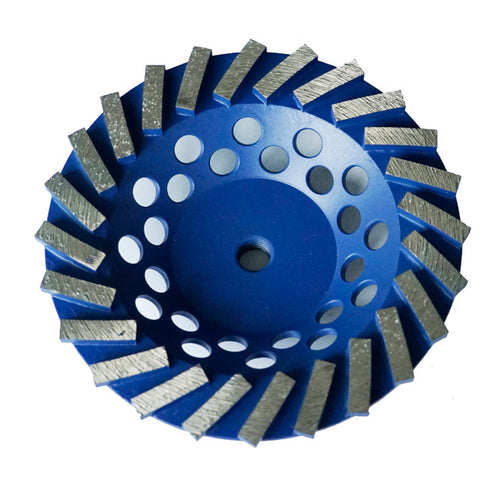 180mm 7 inch Diamond Grinding wheel with 24 pieces segments M14 Hole