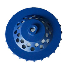 Load image into Gallery viewer, 180mm 7 inch Diamond Grinding wheel with 24 pieces segments M14 Hole