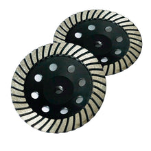 Load image into Gallery viewer, 150mm 6 inch  M14 thread Turbo segments diamond grinding wheel for concrete Grinding