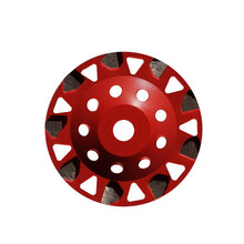 Load image into Gallery viewer, 6 inch (150mm) 22.23mm Hole Arrow Segment Concrete Grinding Diamond Cup Wheel