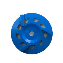 Load image into Gallery viewer, 180mm (7 inch) Concrete Grinding diamond cup wheel With 3 pieces Segments