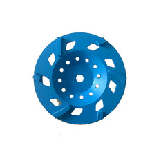 Load image into Gallery viewer, 180mm(7 inch) diamond Grinding Cup Wheel With 6 pieces Segments