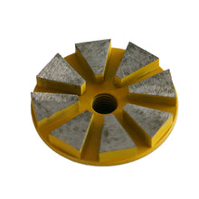 Load image into Gallery viewer, 3 inch Diamond Grinding tool Concrete Grinding Blcok With 5/8-11 Hole