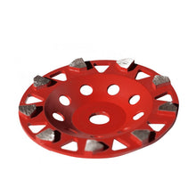 Load image into Gallery viewer, 6 inch (150mm) 22.23mm Hole Arrow Segment Concrete Grinding Diamond Cup Wheel