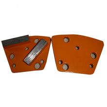 Load image into Gallery viewer, Diamond Grinding segments with double 40*10*10mm segments 3*M6 holes and 3*Abratrac holes