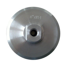 Load image into Gallery viewer, 4 inch Aluminum Material M14 thread Back pad for stick diamond polishing pad