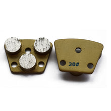 Load image into Gallery viewer, Diamond Grinding Block With 3 pieces 25*12.5mm segments 9mm Holes