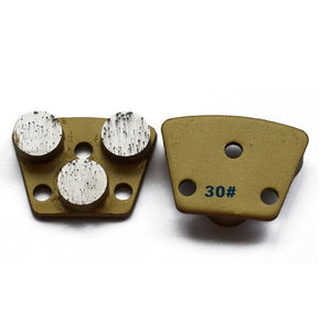 Diamond Grinding Block With 3 pieces 25*12.5mm segments 9mm Holes