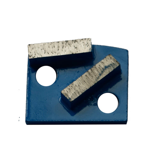 Double Holes diamond grinding block With Double 40*10*10mm Segments