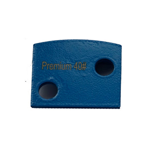 Double Holes diamond grinding block With Double 40*10*10mm Segments