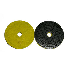 Load image into Gallery viewer, 4 inch (100mm diameter )3mm thickness diamond wet Polishing Pad for Concrete Grinding and polishing